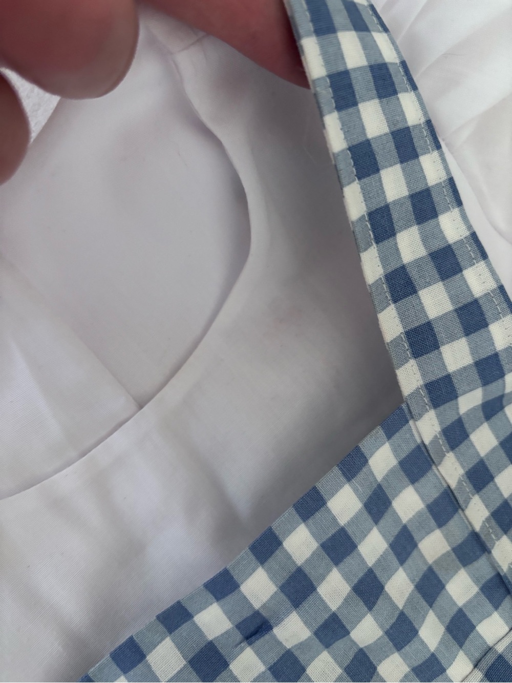 Blue Gingham Dorothy Dress with Puff Sleeve Blouse and Bow - Picture 2 of 10